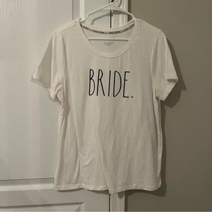 Rae Dunn Women’s BRIDE T-Shirt - Size L
